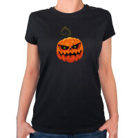Damen T-Shirt Halloweenkürbis Kürbis
