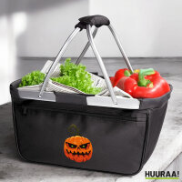 Einkaufskorb faltbar Halloweenkürbis Kürbis 20...