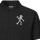Herren Polo Shirt winkendes Skelett Comic