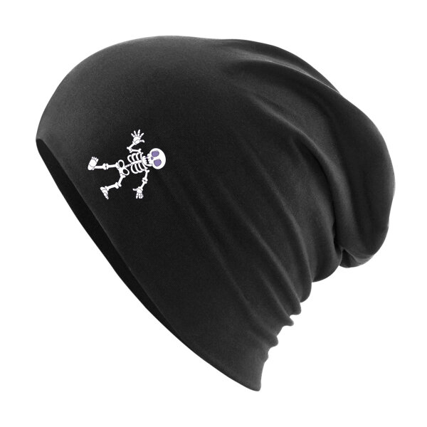 Beanie winkendes Skelett Comic