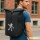 Kurierrucksack winkendes Skelett Comic 30-44 Liter Black Melange