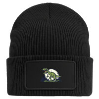 Beanie mit Patch Tyrannosaurus Rex Dinosaurier Black