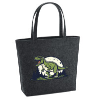 Filz Shopper Tyrannosaurus Rex Dinosaurier 22 Liter