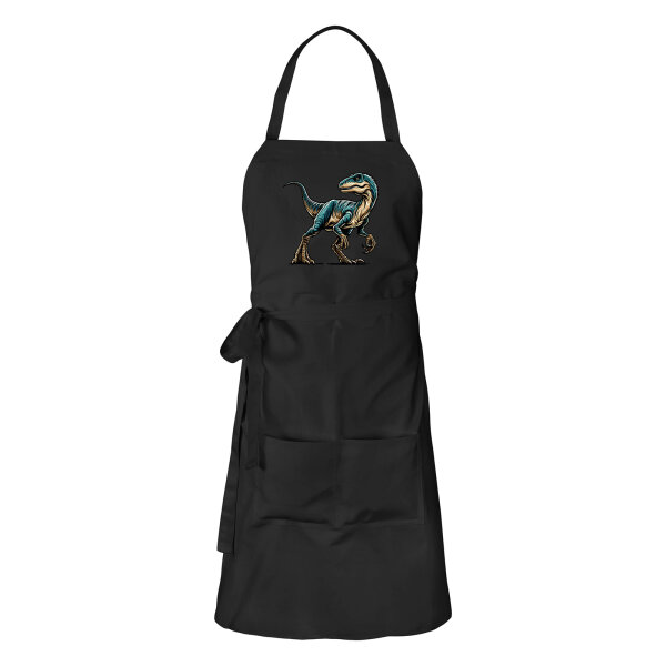 Schürze Velociraptor Dinosaurier mit Taschen