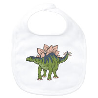 Baby Lätzchen Stegosaurus Dinosaurier Klettverschluss