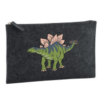Kulturbeutel Stegosaurus Dinosaurier 1 Liter Charcoal
