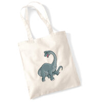 Jutebeutel Brachiosaurus Dinosaurier 10 Liter