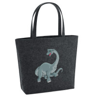 Filz Shopper Brachiosaurus Dinosaurier 22 Liter