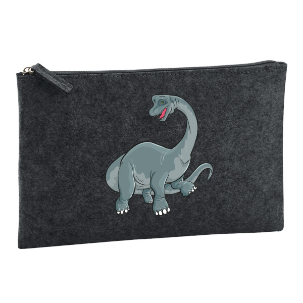 Kulturbeutel Brachiosaurus Dinosaurier 1 Liter Charcoal