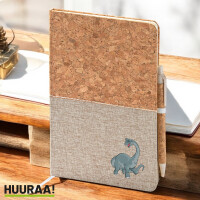 Notizbuch A5 Brachiosaurus Dinosaurier 80 Blatt inkl....