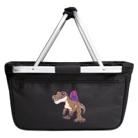 Einkaufskorb faltbar Spinosaurus Dinosaurier 20 Liter Black