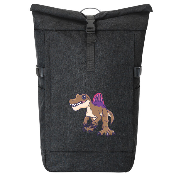 Kurierrucksack Spinosaurus Dinosaurier 30-44 Liter Black Melange