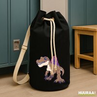 Seesack Spinosaurus Dinosaurier 20 Liter Black