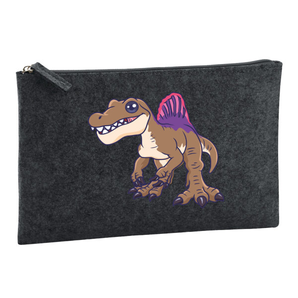 Kulturbeutel Spinosaurus Dinosaurier 1 Liter Charcoal