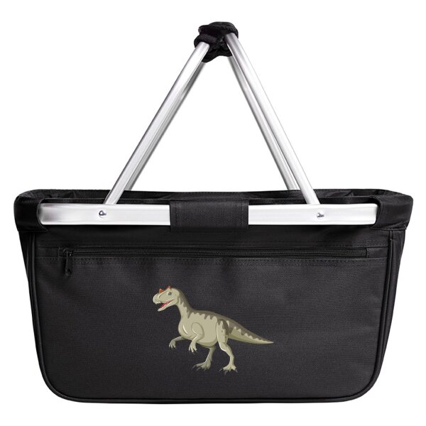 Einkaufskorb faltbar Allosaurus Dinosaurier 20 Liter Black