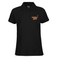 Damen Polo Shirt Ankylosaurus Dinosaurier