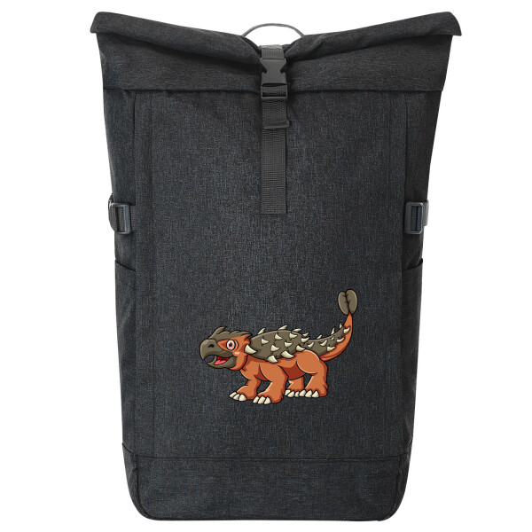 Kurierrucksack Ankylosaurus Dinosaurier 30-44 Liter Black Melange