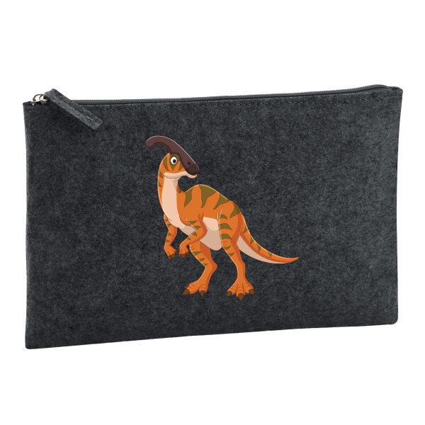 Kulturbeutel Parasaurolophus Dinosaurier 1 Liter Charcoal