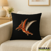 Kissen Pteranodon Dinosaurier 40x40cm