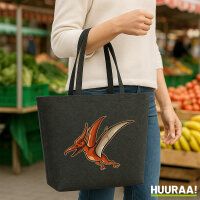 Filz Shopper Pteranodon Dinosaurier 22 Liter
