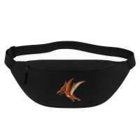 Bauchtasche Pteranodon Dinosaurier 2,5 Liter Black