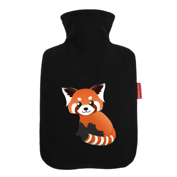 Wärmflasche Roter Panda Comic
