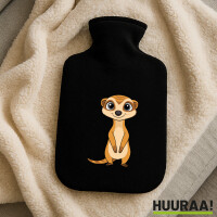 Wärmflasche Erdmännchen Comic