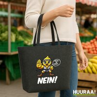 Filz Shopper Bevor du fragst.. Nein Karate Küken 22...