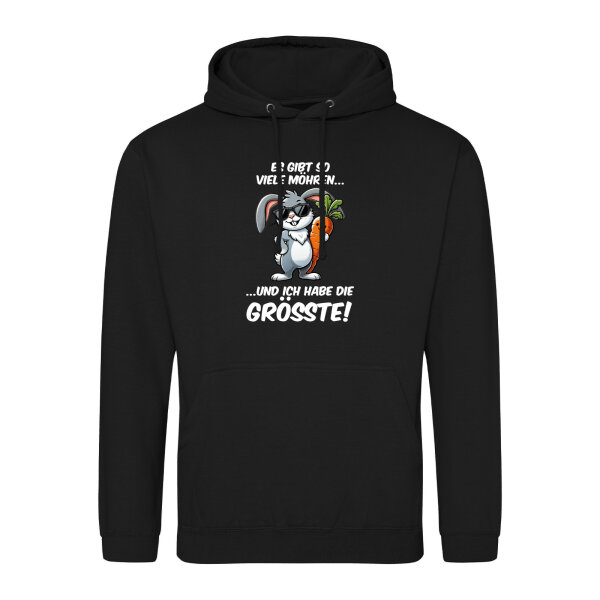 Unisex Hoodie viele Möhren.. Ich habe die grösste cooler Hase