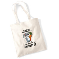 Jutebeutel viele Möhren.. Ich habe die grösste...