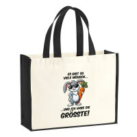 Jutetasche viele Möhren.. Ich habe die grösste cooler Hase 21 Liter Black