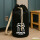 Seesack Erkenne die Zeichen grimmige Katze 20 Liter Black