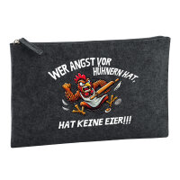 Kulturbeutel Angst vor Hühnern, hat keine Eier...