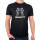 Herren T-Shirt Fragen? grimmige Katze
