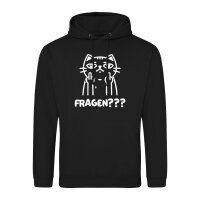Unisex Hoodie Fragen? grimmige Katze