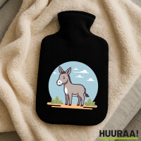 Wärmflasche süßer Esel Comic
