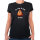 Damen T-Shirt Zu früh. Zu hell. Zu wach. grimmiges Huhn