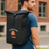 Kurierrucksack Zu fr&uuml;h. Zu hell. Zu wach....