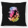 Kissen Fußballspieler bunte Silhouette 40x40cm