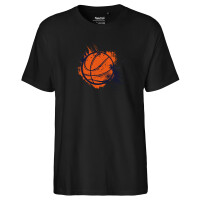 Herren T-Shirt Basketball bunt