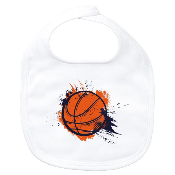 Baby Lätzchen Basketball bunt
