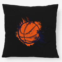 Kissen Basketball bunt 40x40cm