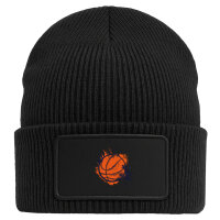 Beanie mit Patch Basketball bunt Black
