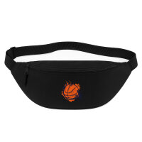 Bauchtasche Basketball bunt 2,5 Liter Black