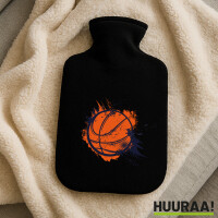 Wärmflasche Basketball bunt