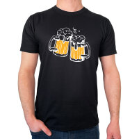 Herren T-Shirt Bierkrüge anstoßen...