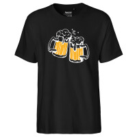 Herren T-Shirt Bierkrüge anstoßen...