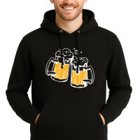 Unisex Hoodie Bierkrüge anstoßen...