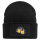 Beanie mit Patch Bierkrüge anstoßen Schützenfest Black