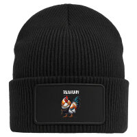 Beanie mit Patch Talahuhn Meme Talahon Black